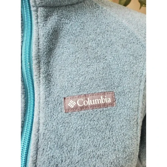 Columbia Women's Blue 100% Polyester Long Sleeve Full Zip Casual Jacket Size S - Picture 4 of 12